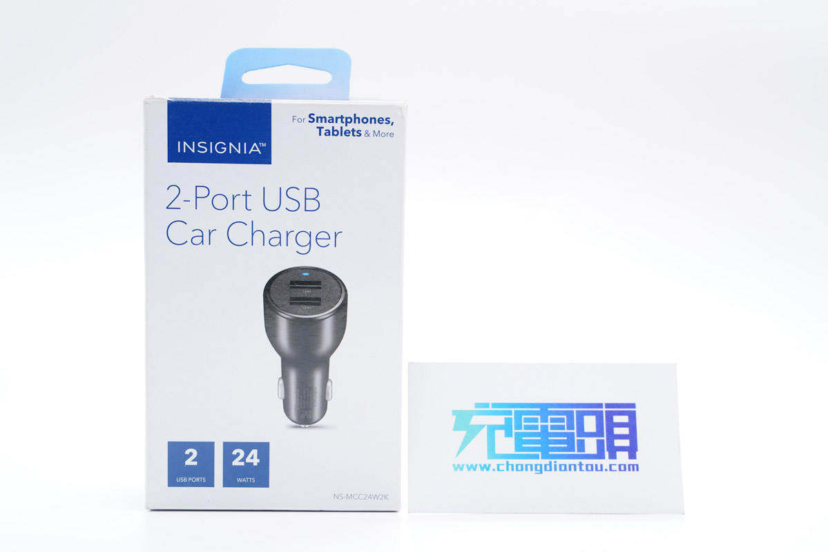 拆解报告:INSIGNIA影雅双A口24W车充NS-MCC24W2K-充电头网