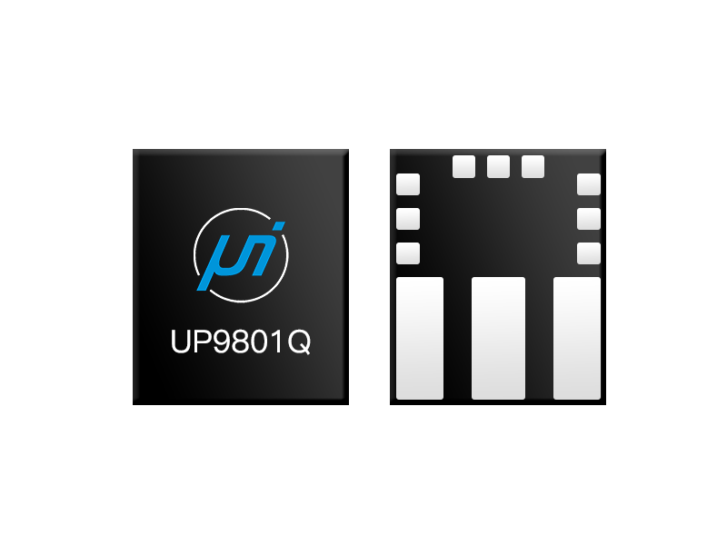力智半导体推出uP9801Q半桥氮化镓DrMOS，支持USB PD3.1应用-充电头网