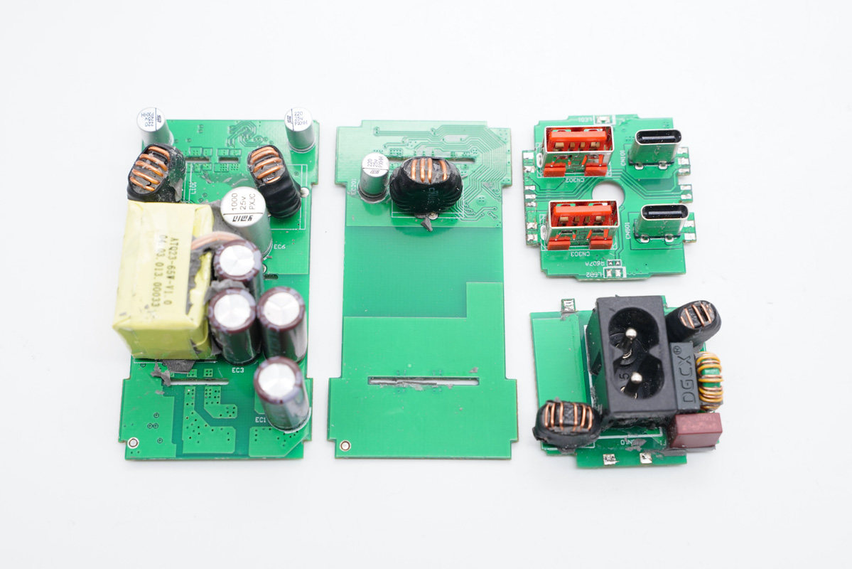 拆解报告:PiLOT今翔65W 2A2C四口快充氮化镓充电器AC06665-充电头网