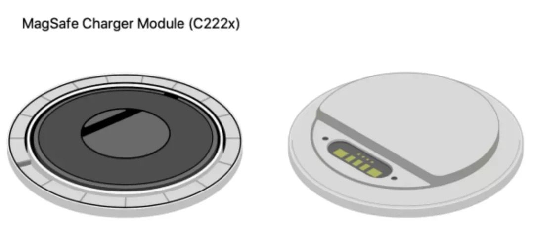 苹果推出无面盖的C222x磁吸无线充电模组，解锁个性化设计-充电头网
