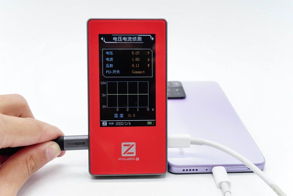 适用于苹果充电器的测试工具：ChargerLAB POWER-Z MF003测试仪开箱体验-充电头网