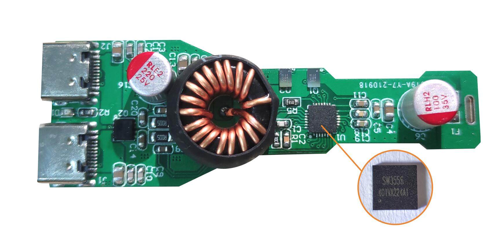 智融推出双口USB-C车充降压协议芯片SW3556，支持140W输出-充电头网