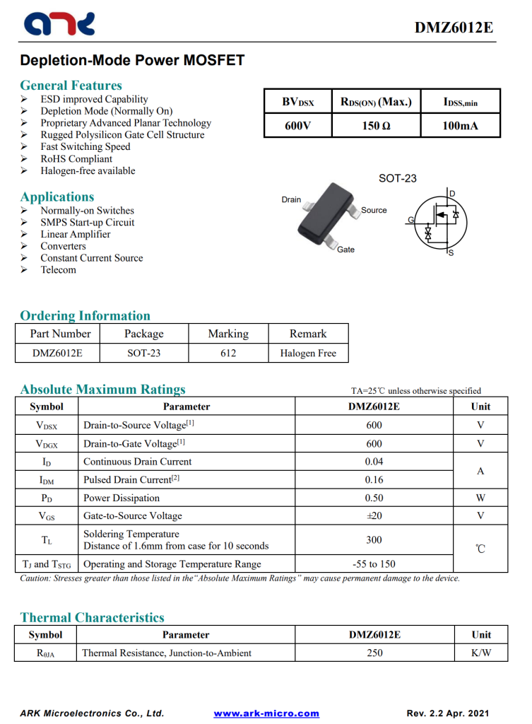 方舟微推出多款高耐压MOSFET，简化PD3.1快充设计-充电头网