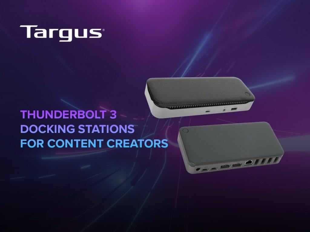 Targus推出两款支持高分辨率图形传输、十二合一扩展坞-充电头网
