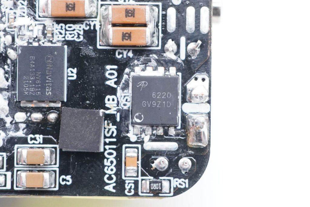 拆解报告:CukTech酷科65W PD快充氮化镓充电器AC65011SF-充电头网