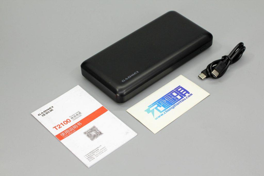 拆解报告:GADMEI 100W 2C1A双向快充移动电源T2100-充电头网