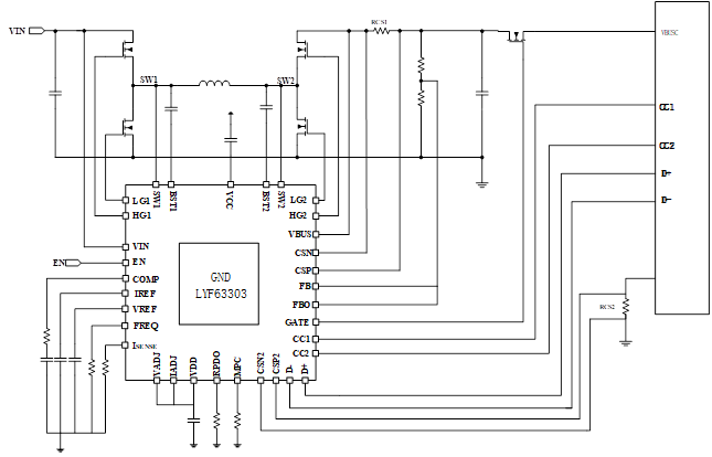 宝砾微宣布集成PD3.0协议的升降压控制器LYF63303商用-充电头网