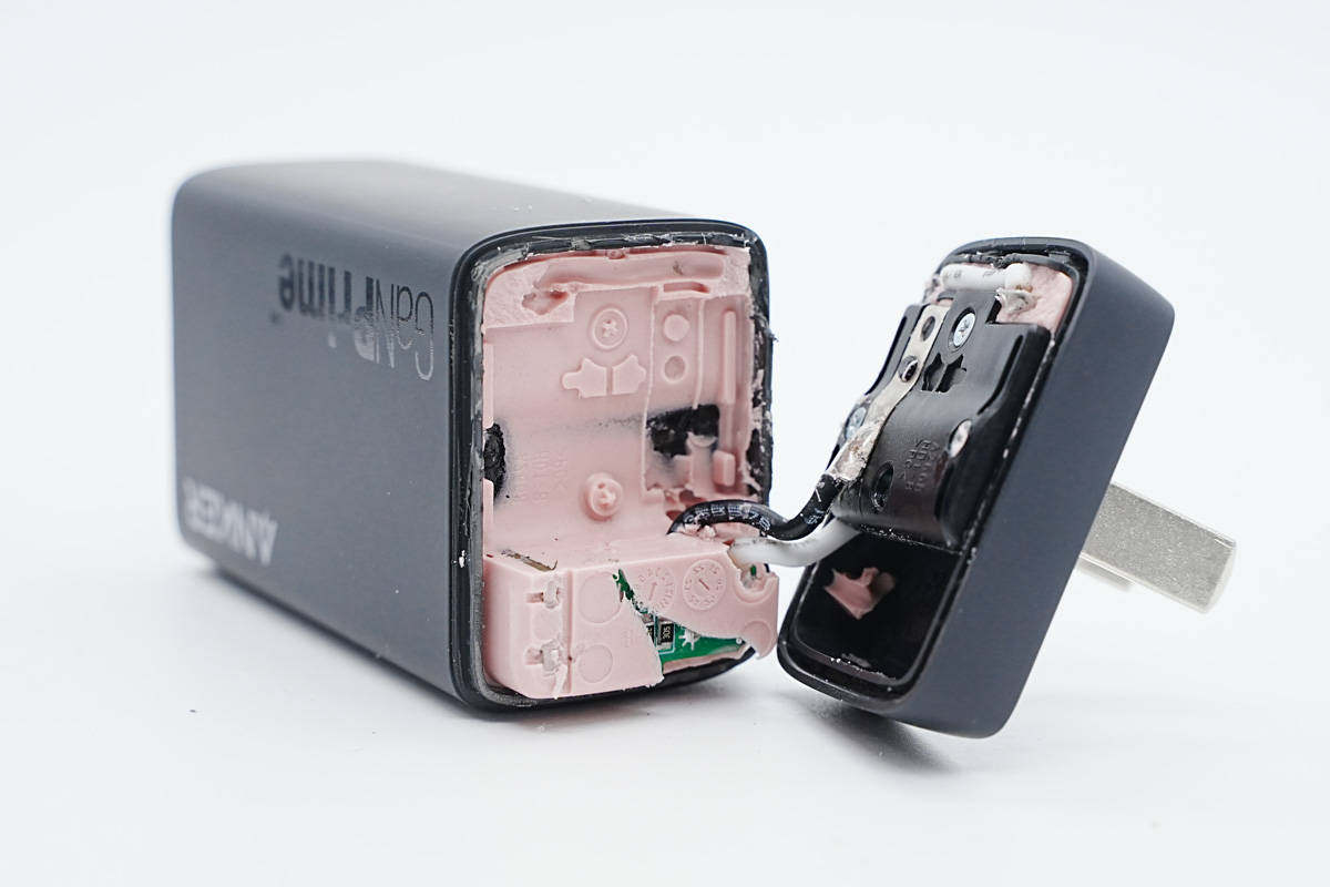 拆解报告:Anker安克65W 2C1A全氮化镓充电器A2668-充电头网
