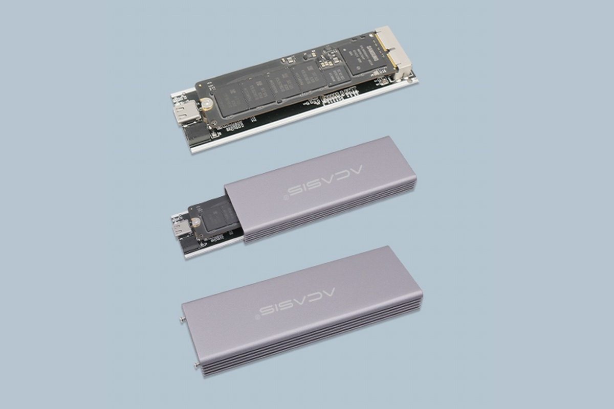 阿卡西斯苹果固态硬盘专用硬盘盒团购，特殊插口规格-充电头网