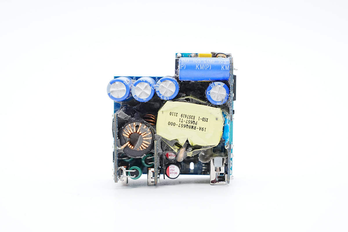 拆解报告：魅族PANDAER 65W 2C1A氮化镓充电器PTC01-充电头网