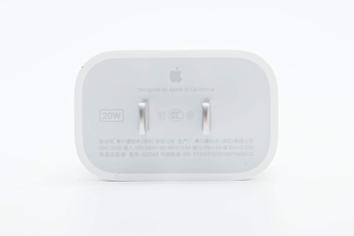 拆解报告：苹果iPhone 14原装20W快充充电器A2244 - 充电头网