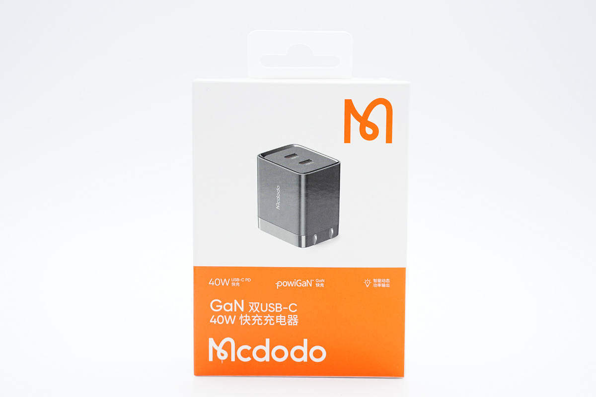 轻灵小巧，快充更便携，Mcdodo 40W双USB-C充电器评测-充电头网