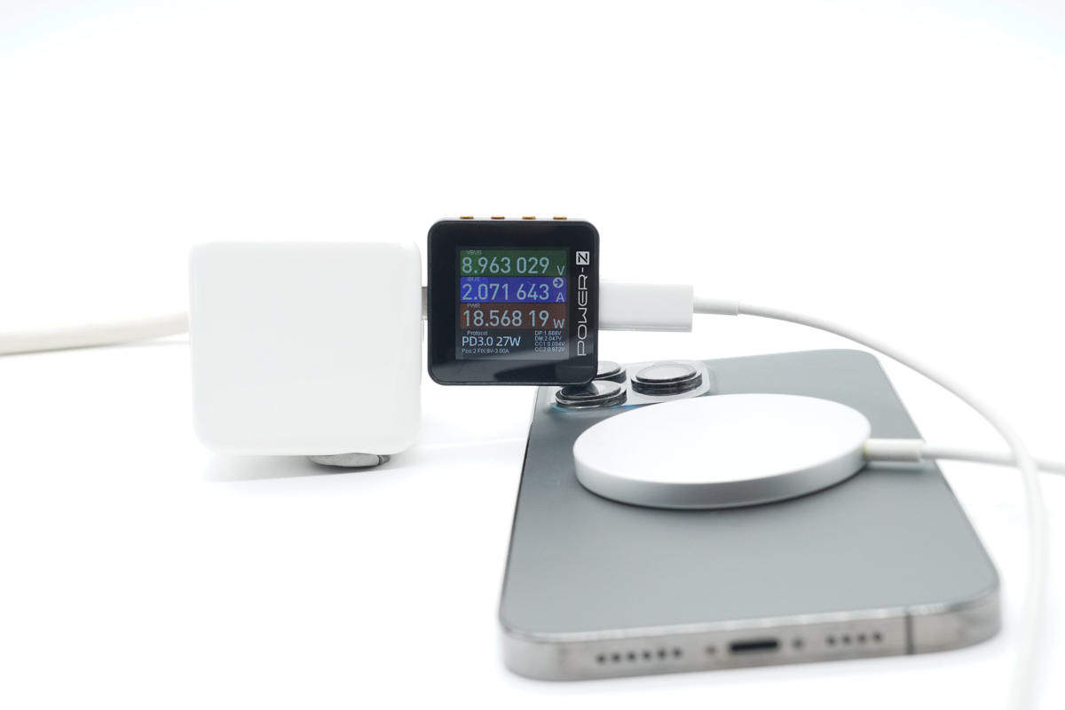 搭配新款35W充电器，iPhone14 Pro Max MagSafe充电评测-充电头网