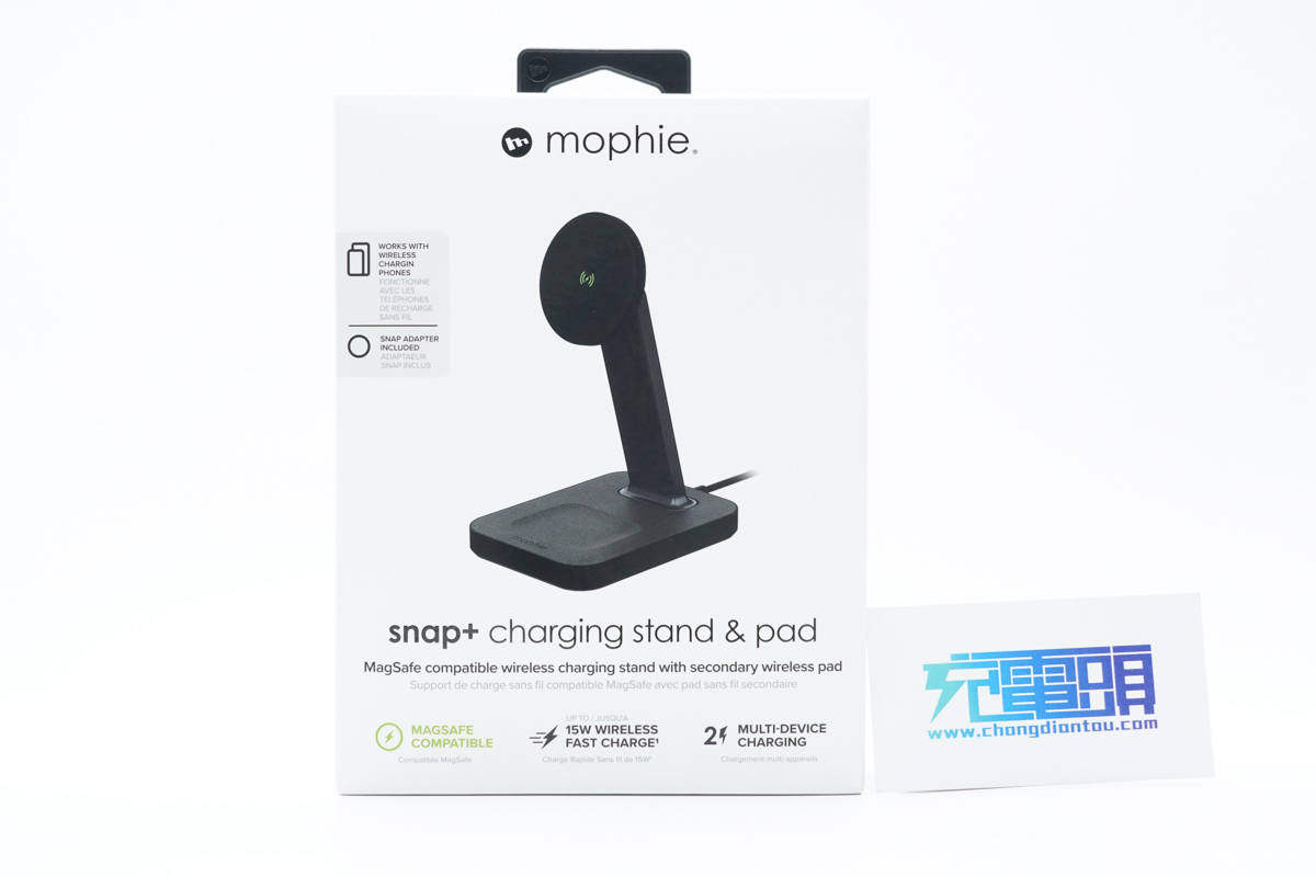 磁吸方式由你定义，安卓也能磁吸充电，mophie 二合一磁吸无线充电器评测-充电头网