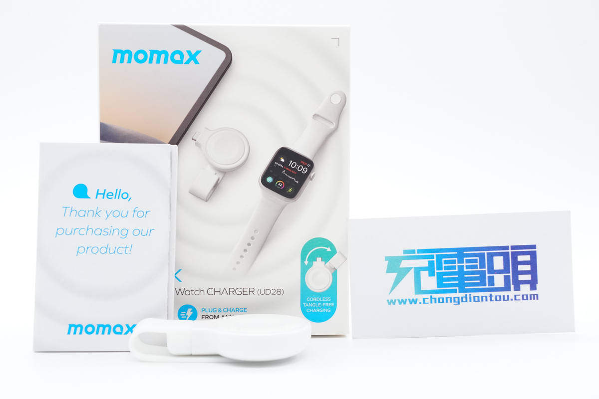 MOMAX GOLINK 苹果手表磁吸无线充电器评测：苹果MFW认证，充电更快更安全-充电头网