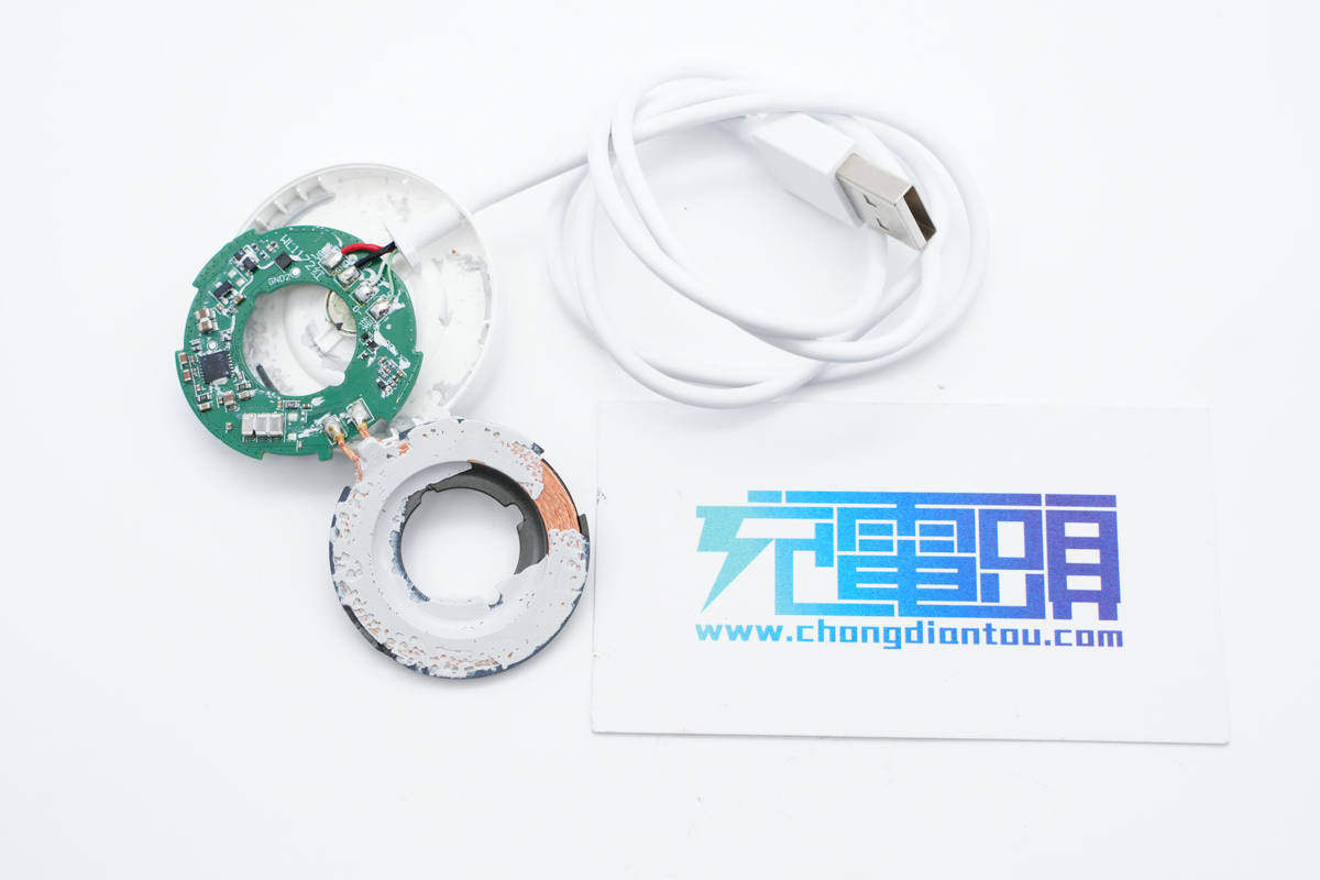 拆解报告：小米Watch S1 Pro原装无线充电底座M2201ACD1-充电头网