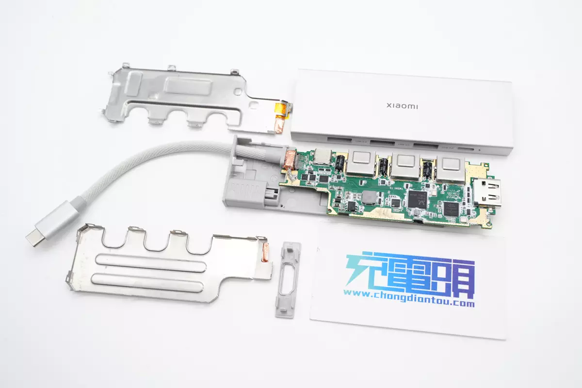 拆解报告：MI小米USB-C五合一扩展坞XMD505YM-充电头网