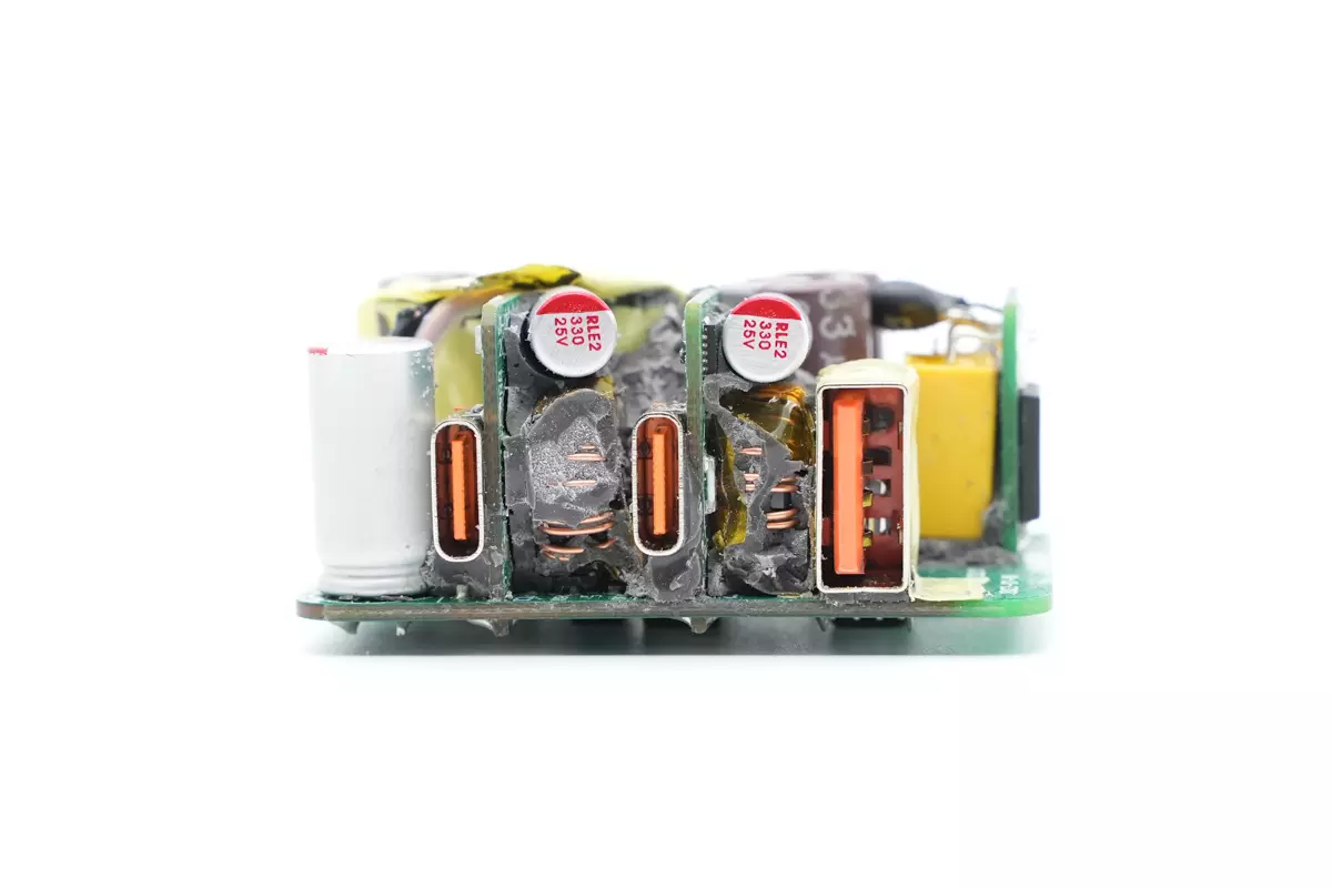 拆解报告:锦鸿泰65W 2C1A氮化镓充电器JT-G65B-充电头网