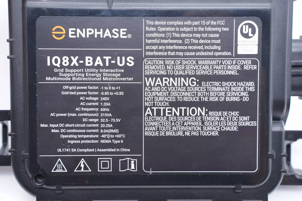 拆解报告:ENPHASE ENERGY微型逆变器IQ8X-BAT-US-充电头网