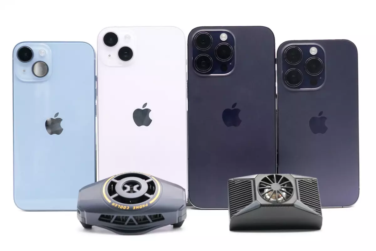 外置散热器对于iPhone14系列手机充电效果是否有帮助?-充电头网