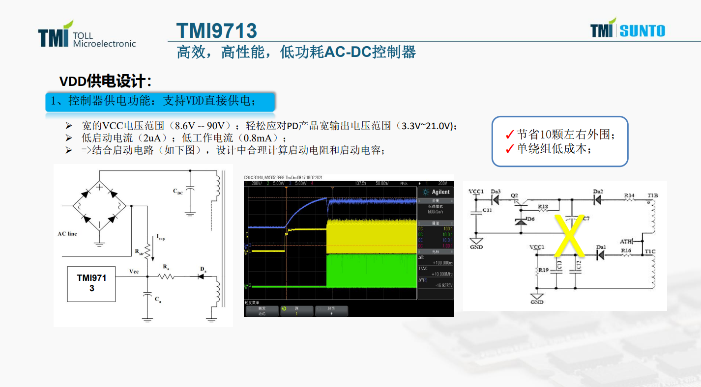 拓尔微AC-DC控制器TMI9713，为企业赋能，为电源市场助力-充电头网