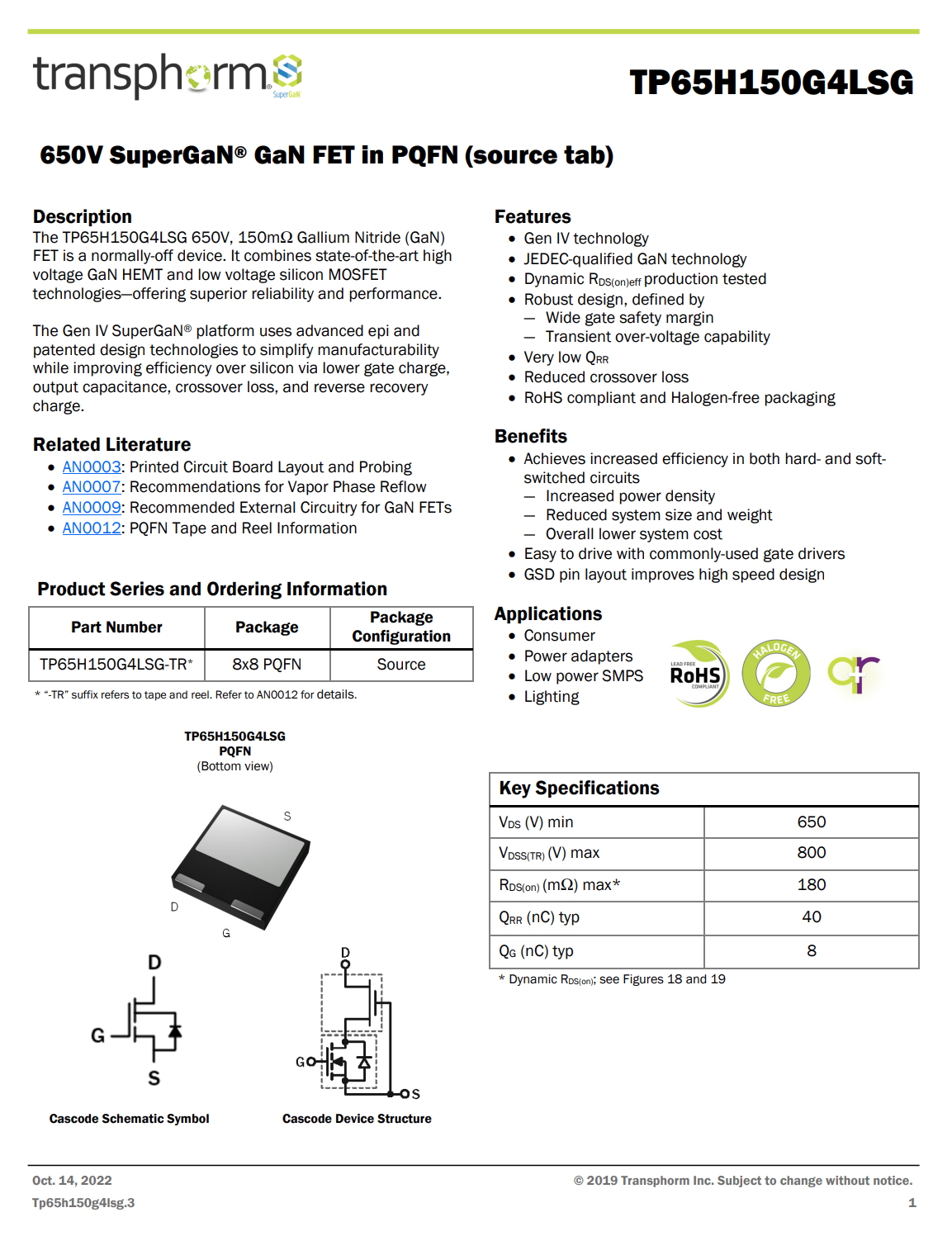 锐仕嘉&transphorm 330W TPPFC+LLC氮化镓电源方案解析-充电头网