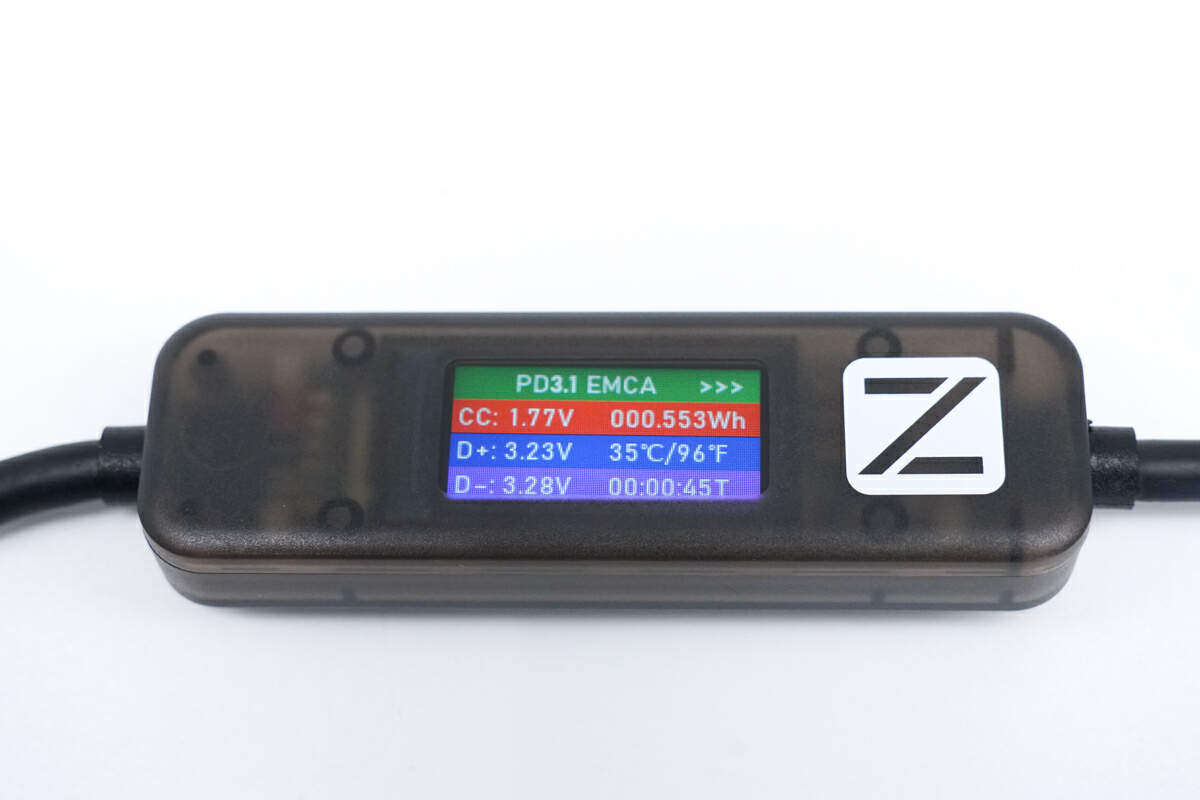 充电概况一览无遗，设备快充测量更安心，POWER-Z AK001 数显数据线评测-充电头网