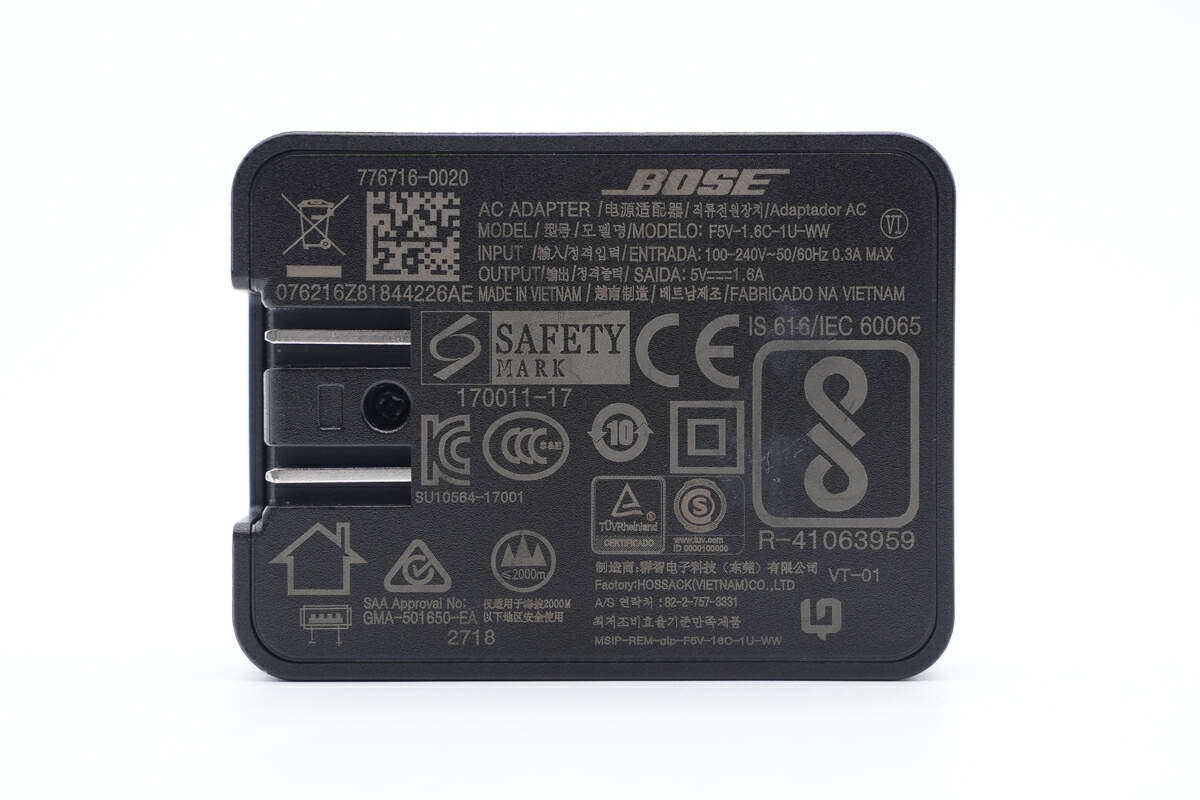 拆解报告：Bose博士8W USB-A充电器F5V-1.6C-1U-WW-充电头网
