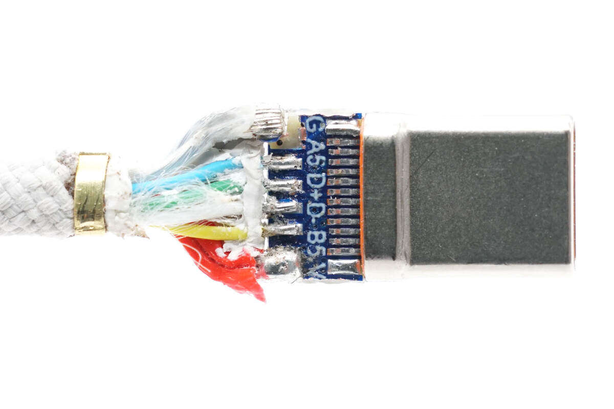 拆解报告：Baseus倍思100W USB-C编织数据线（2米）-充电头网
