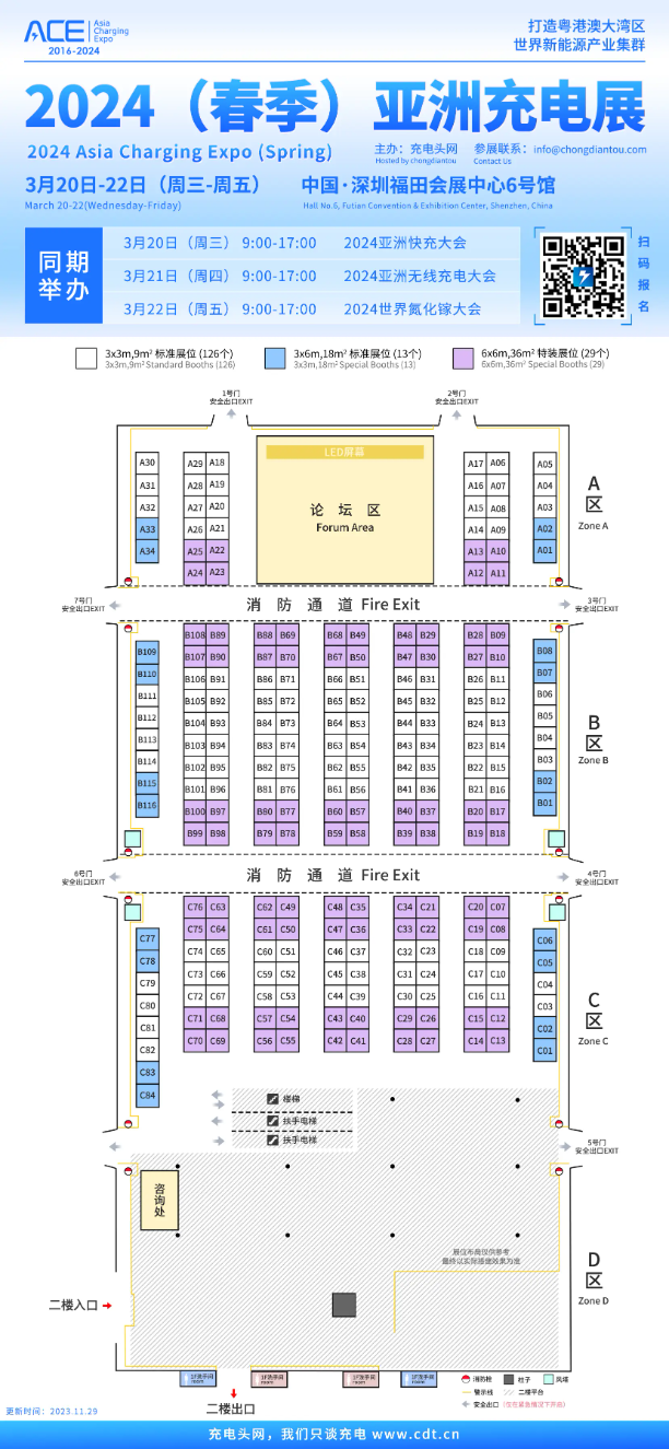 6家上海企業參加2024春季亞洲充電展