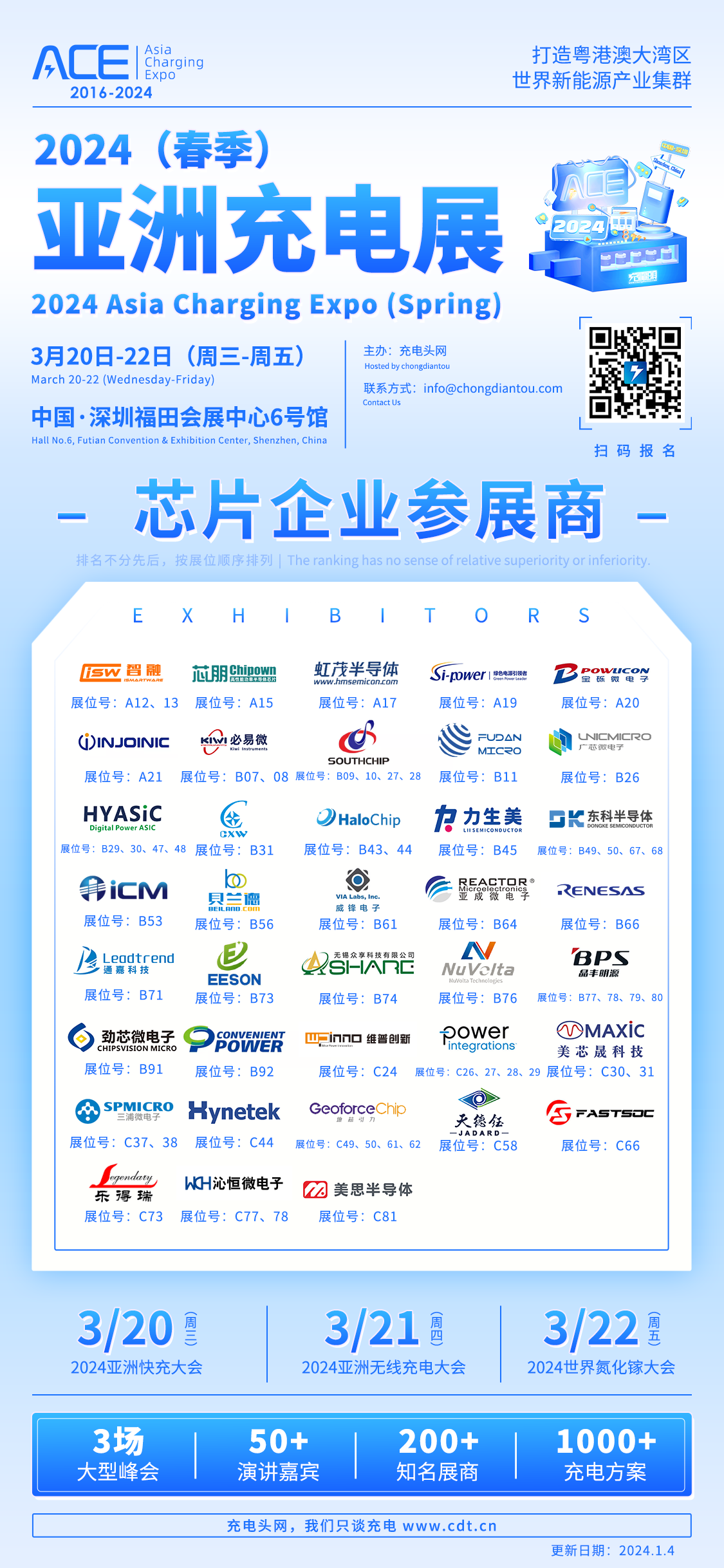 深圳成为快充领域焦点，38家芯片领军企业亮相2024(春季)亚洲充电展-亚洲充电展